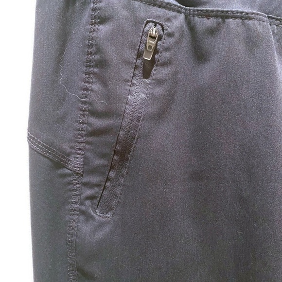 Purple Label Yoga by Healing Hands size XS STRETCH 6-pockets Jogger Cargo Scrubs - Picture 2 of 10